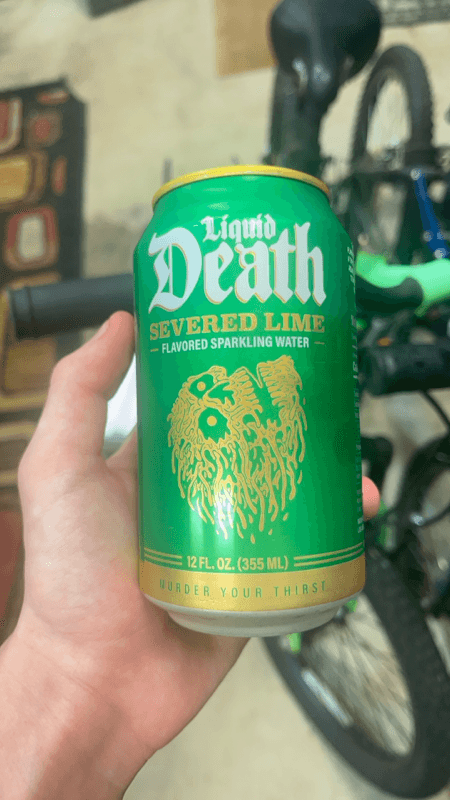 Liquid Death Severed Lime Flavored Sparkling Water