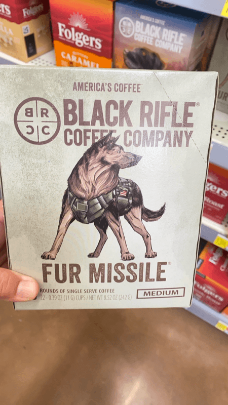 Black Rifle Coffee Company Fur Missile Medium