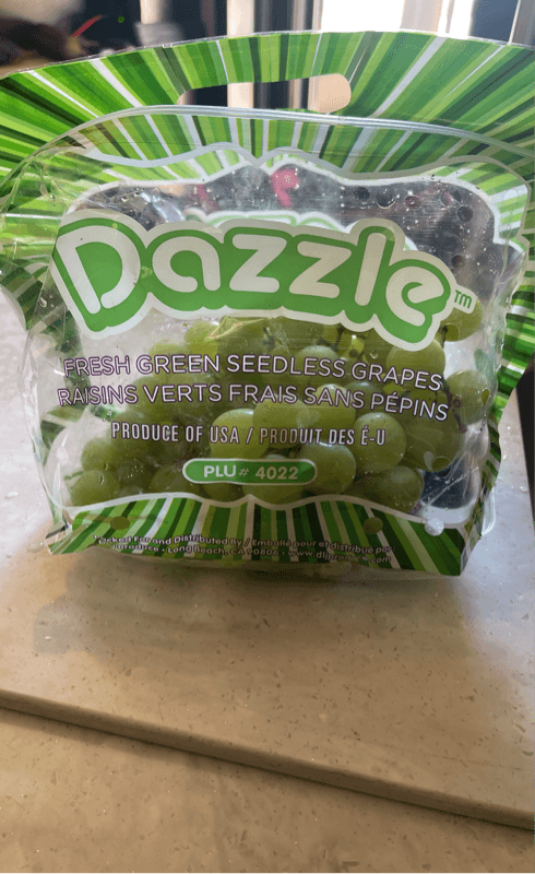 Dazzle Fresh Green Seedless Grapes