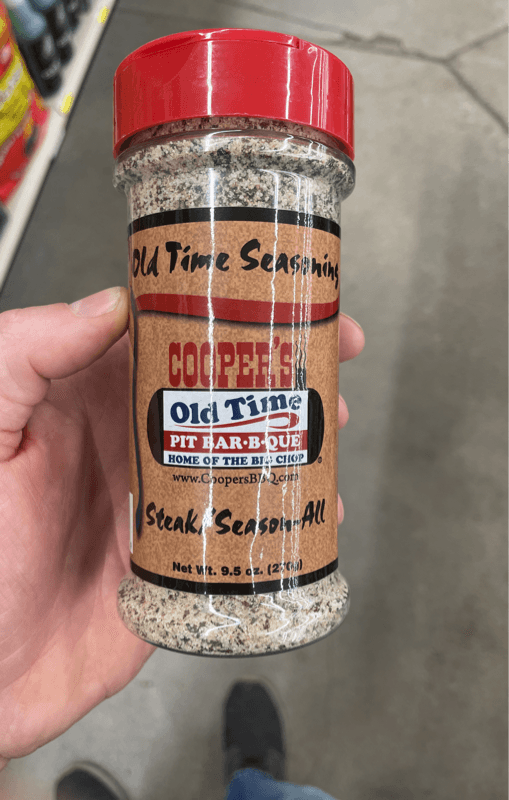 Cooper'S Old Time Pit Bar-B-Que Steak/Season-All