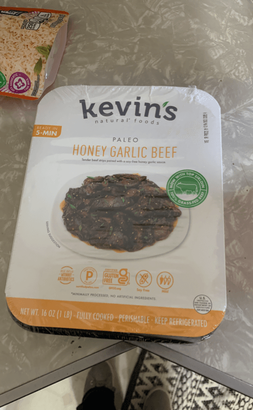 Kevin'S Paleo Honey Garlic Beef Mild