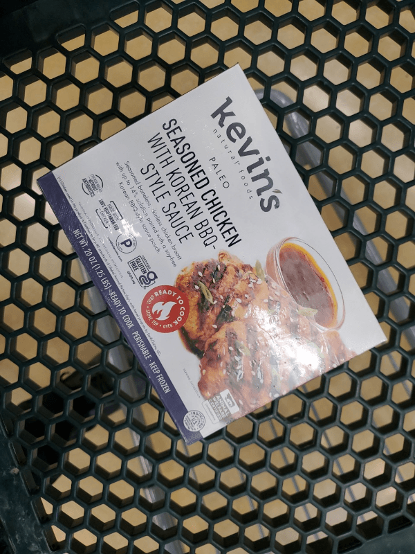 Kevin'S Natural Foods Paleo Seasoned Chicken With Korean Bbq-Style Sauce