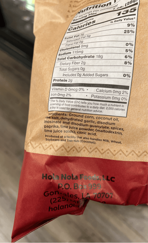 Hola Nola La Petite Tortilleria Tortilla Chips