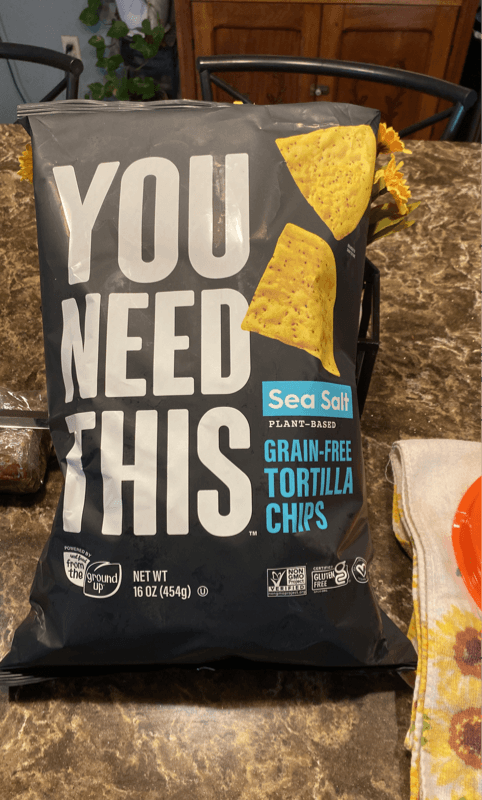 You Need This Plant-Based Grain-Free Sea Salt Tortilla Chips