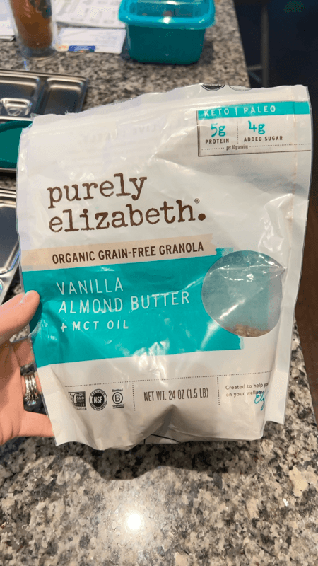 Purely Elizabeth Vanilla Almond Butter + Mct Oil Grain-Free Granola