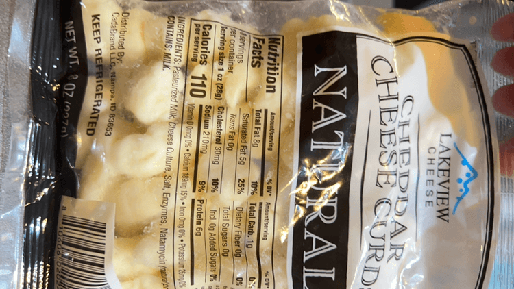Lakeview Cheese Cheddar Cheese Curds Natural