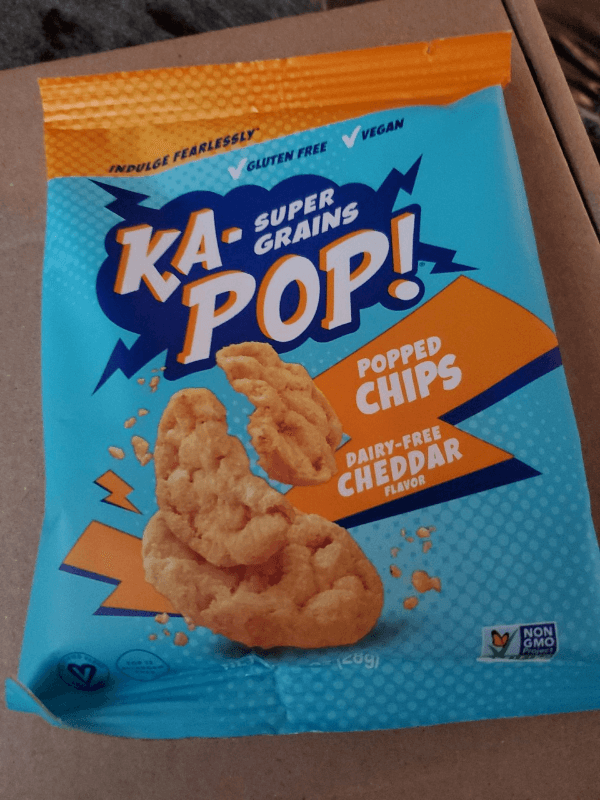 Ka-Pop! Popped Chips Dairy-Free Cheddar Flavor
