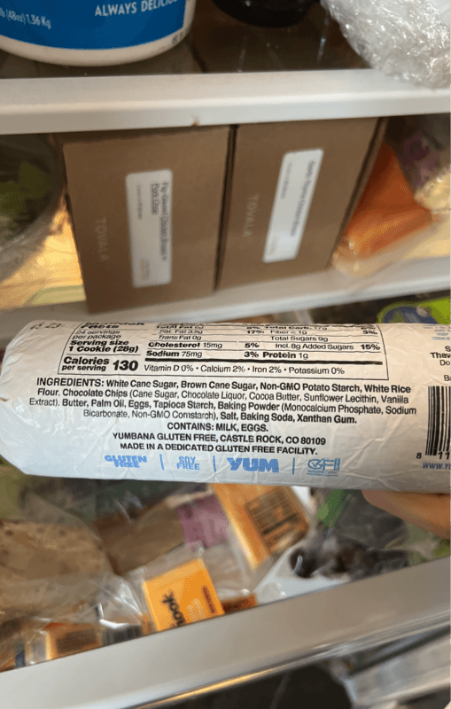Yumbana Gluten Free Cookie Dough