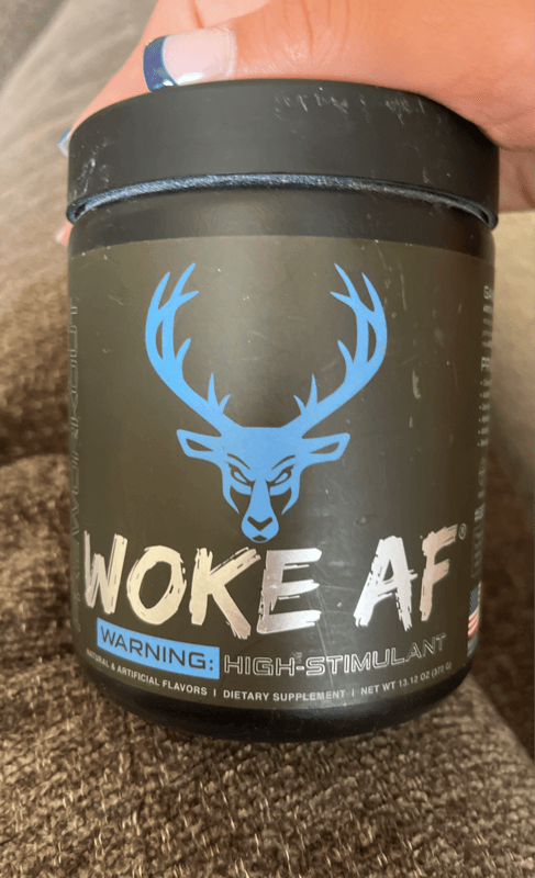 Bucked Woke Af Pre Workout Blue Raz Lemonade