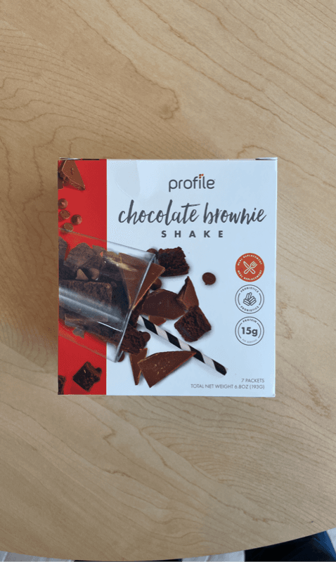 Profile Chocolate Brownie Shake