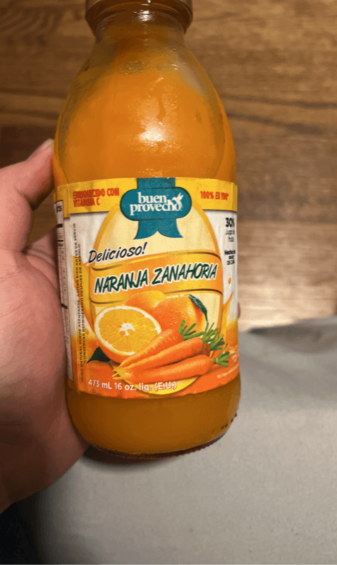 Buen Provecho Naranja Zanahoria