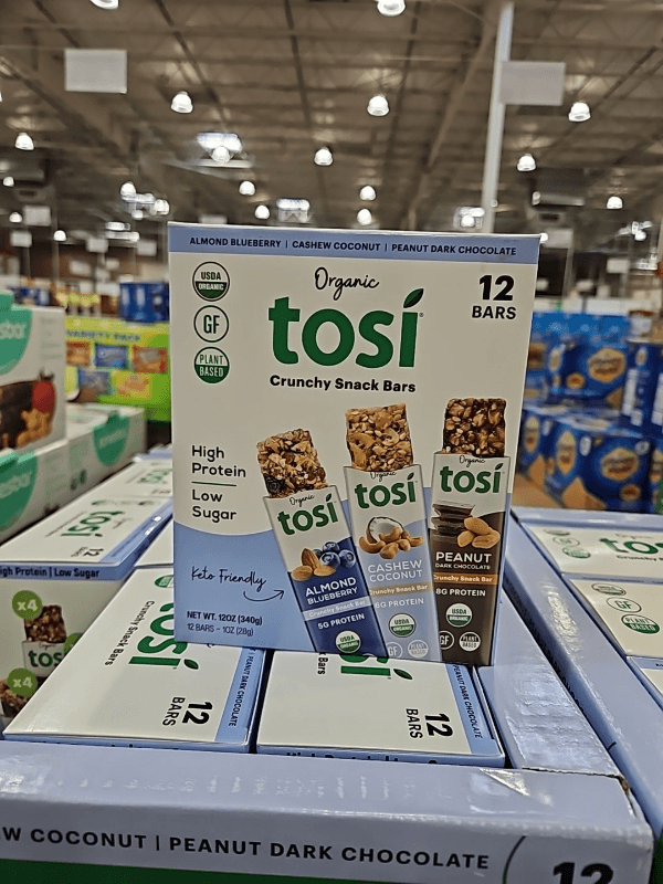 Tosi Organic Crunchy Snack Bars Variety Pack