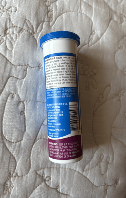 Is it Low Histamine? Nuun Tri Berryhydration, 10 Tablets