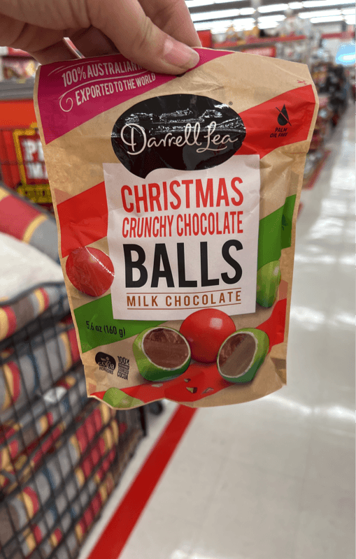 Darrell Lea Christmas Crunchy Chocolate Balls