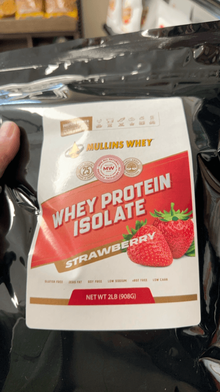 Mullins Whey - Whey Protein Isolate Strawberry