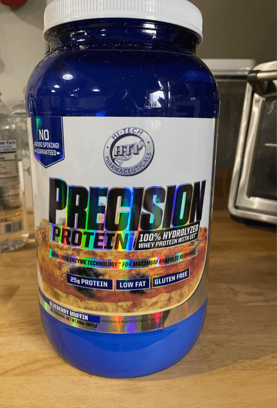 Hi-Tech Pharmaceuticals Precision Protein Blueberry Muffin 100% Hydrolyzed Whey Protein