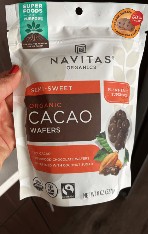 Navitas Organics Semi-Sweet Organic Cacao Wafers