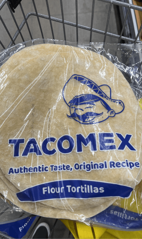 Tacomex Authentic Taste, Original Recipe Flour Tortillas