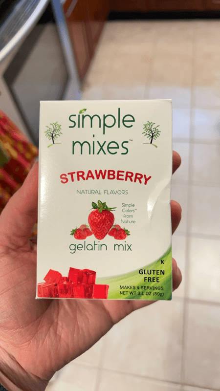Simple Mixes Strawberry Gelatin Mix