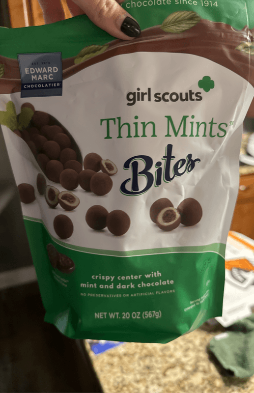 Edward Marc Chocolatier Girl Scouts Thin Mints Bites