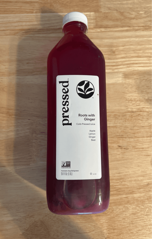Pressed Roots With Ginger Cold-Pressed Juice