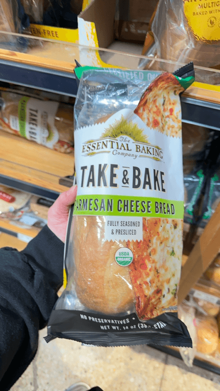 The Essential Baking Company Take & Bake Parmesan Cheese Bread