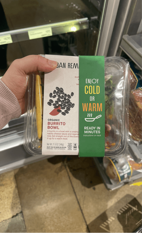 Urban Remedy Organic Burrito Bowl