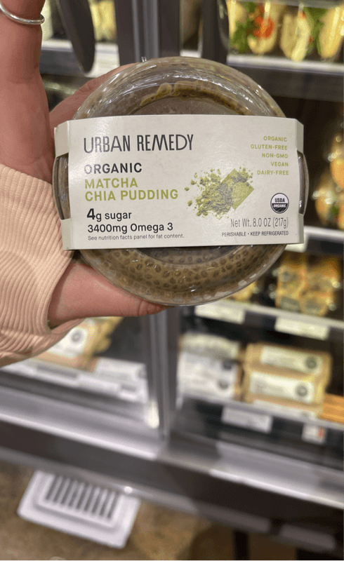 Urban Remedy Organic Matcha Chia Pudding