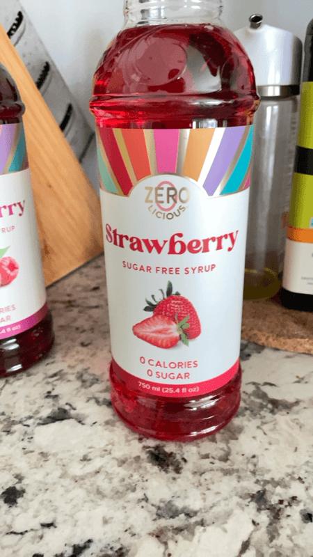 Zerolicious Strawberry Sugar Free Syrup