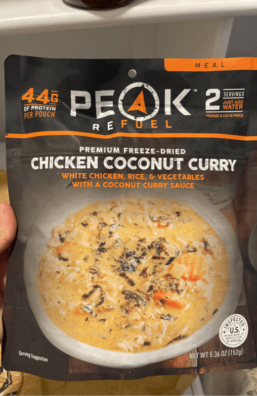 Peak Refuel Chicken Coconut Curry