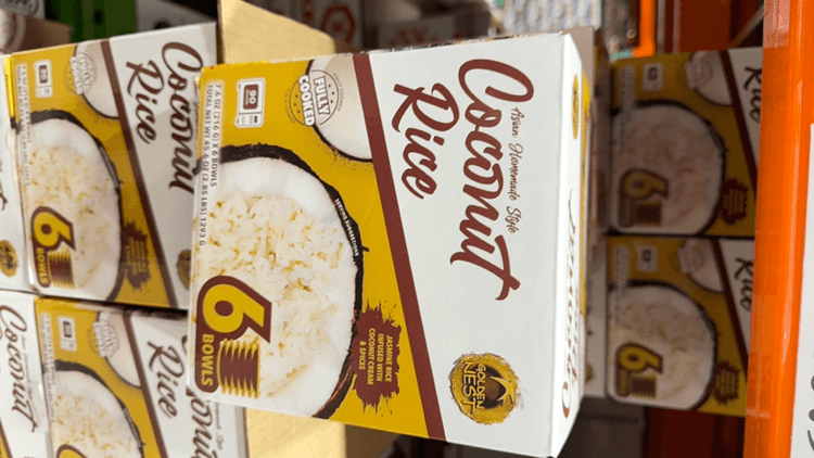 Golden Nest Asian Homemade Style Coconut Rice, X 6 Bowls