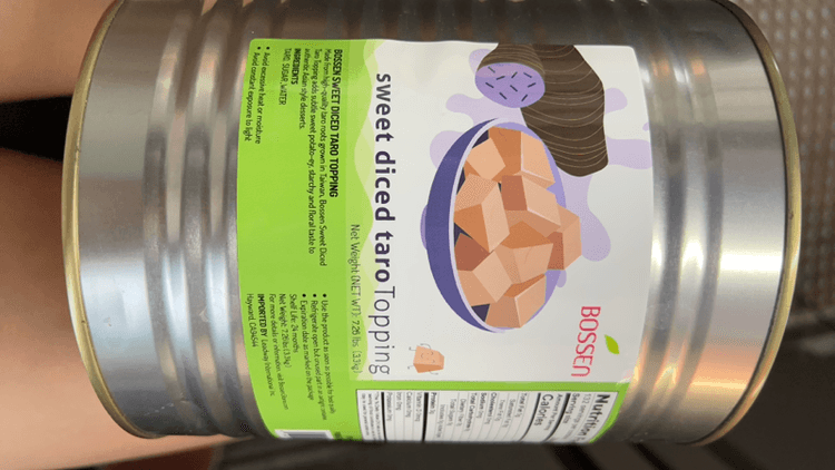 Bossen Sweet Diced Taro Topping