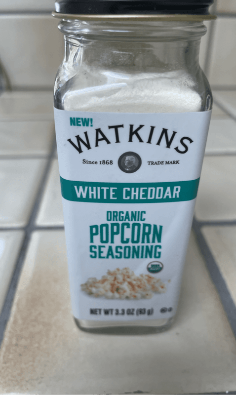 Watkins White Cheddar Organic Popcorn Seasoning