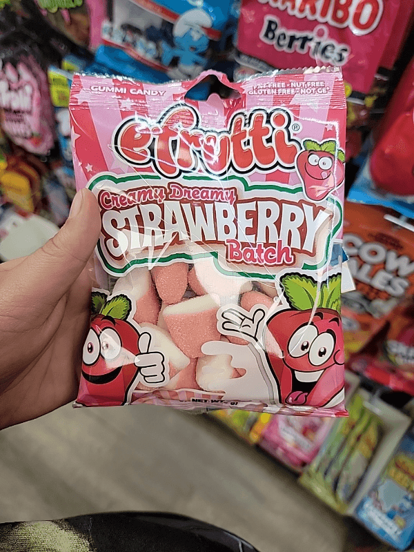 Efrutti Creamy Dreamy Strawberry Batch Gummi Candy