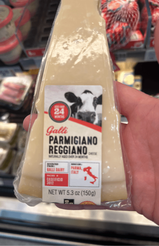 Galli Parmigiano Reggiano Cheese