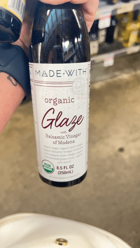 Made With Glaze With Balsamic Vinegar Of Modena