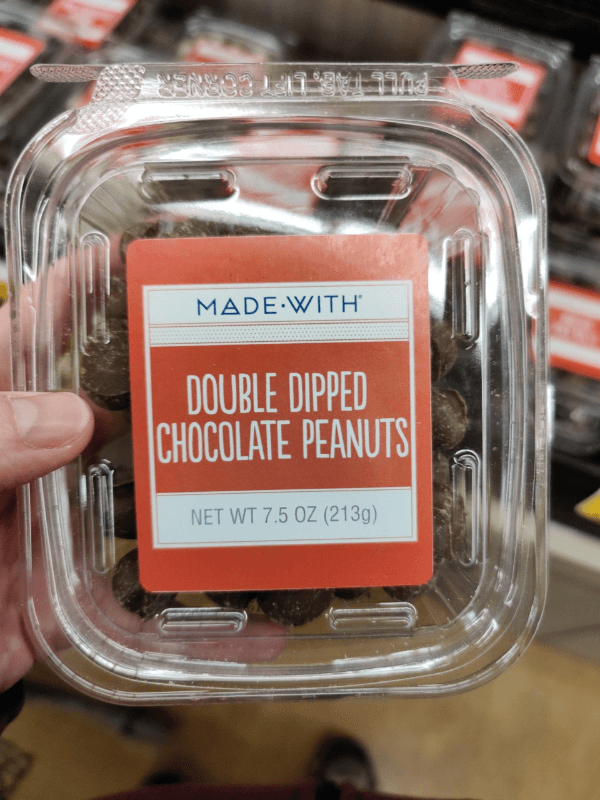 Made With Double Dipped Chocolate Peanuts
