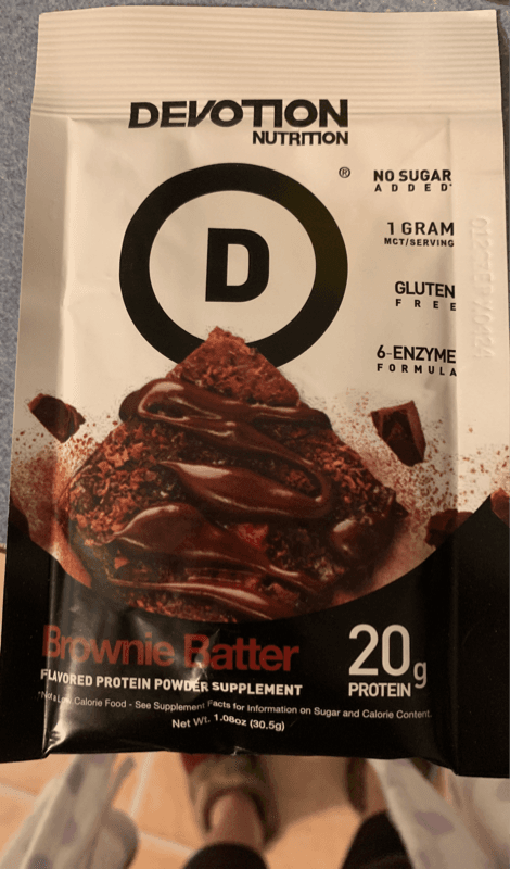 Devotion Brownie Batter Flavored Protein Powder Supplement