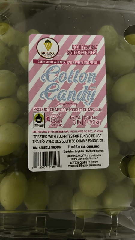 Molina Cotton Candy Grapes