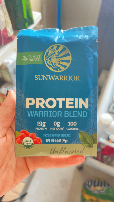 Sunwarrior Plant Based Protein Warrior Blend Unflavored