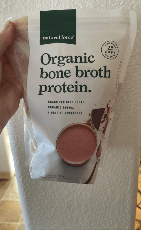 Natural Force Organic Bone Broth Protein Unflavored Dietary Supplement