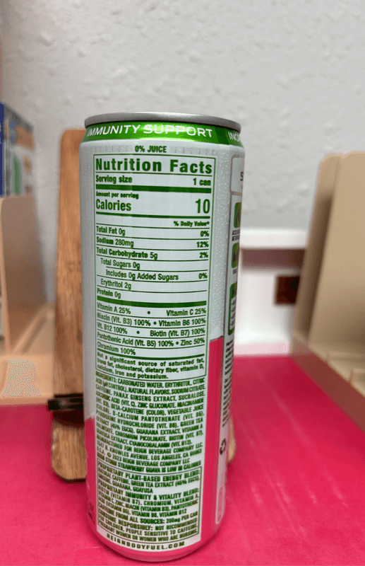 Reign Storm Guava Strawberry Clean Energy Drink
