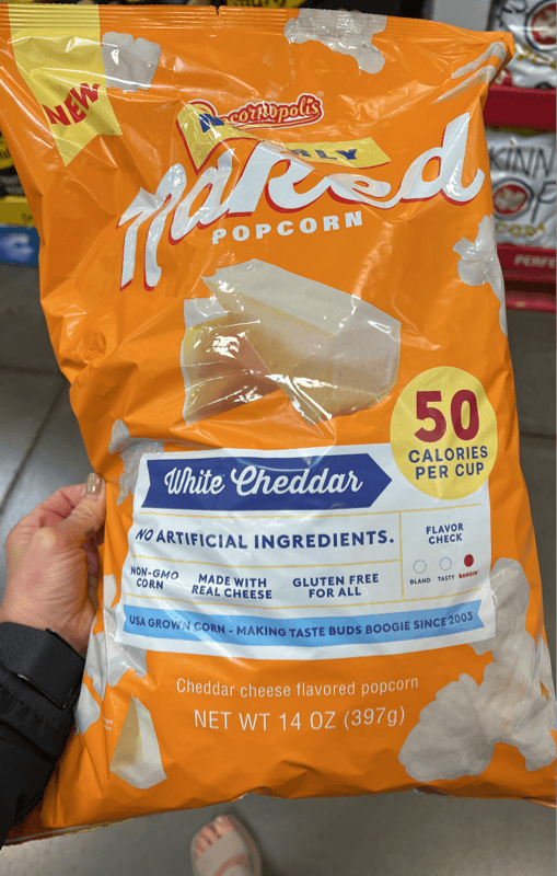 Popcornopolis Nearly Naked White Cheddar Popcorn