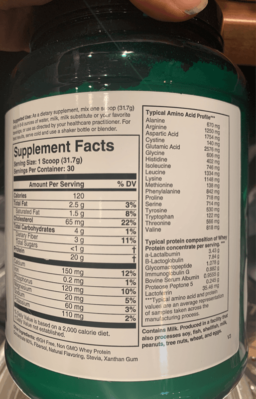 Nutritional Frontiers Best Whey Protein Vanilla Flavor