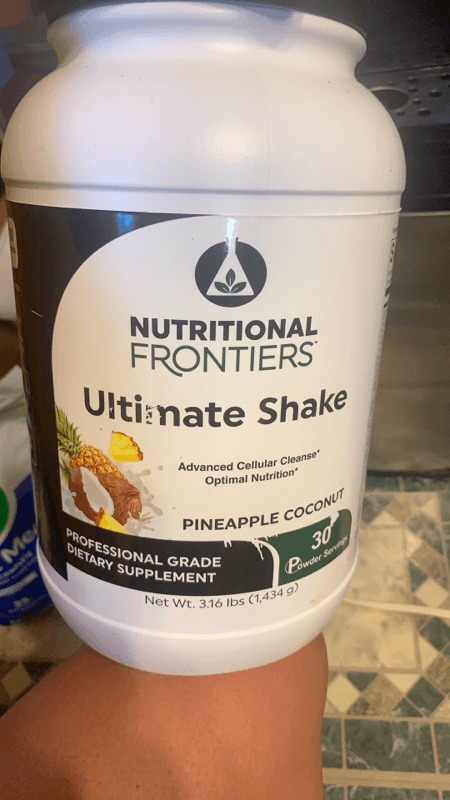 Nutritional Frontiers Ultimate Shake Pineapple Coconut