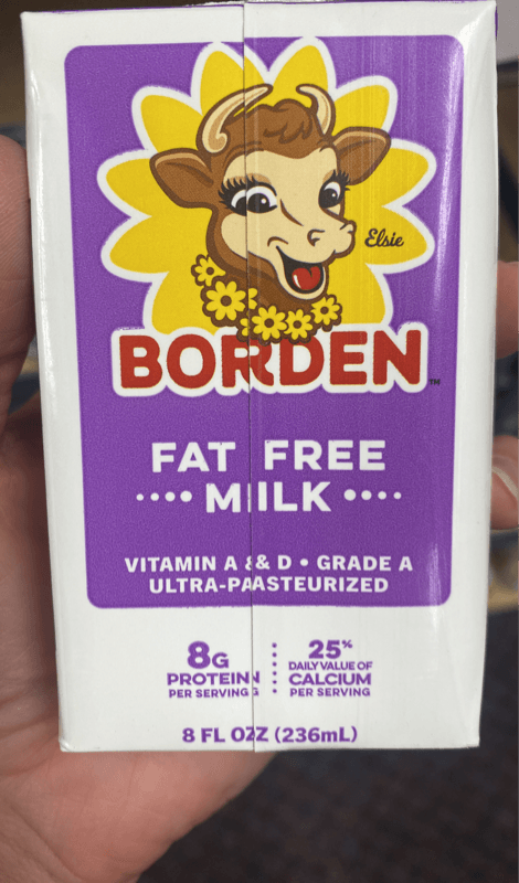 Borden Fat Free Milk
