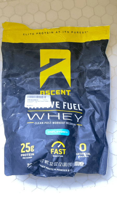 Ascent Native Fuel Whey Protein Powder Unflavored