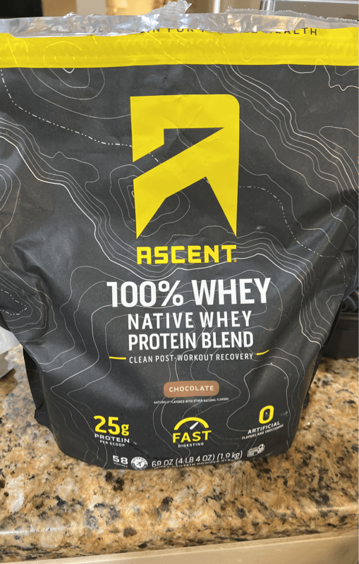 Ascent 100% Whey Native Whey Protein Blend Chocolate