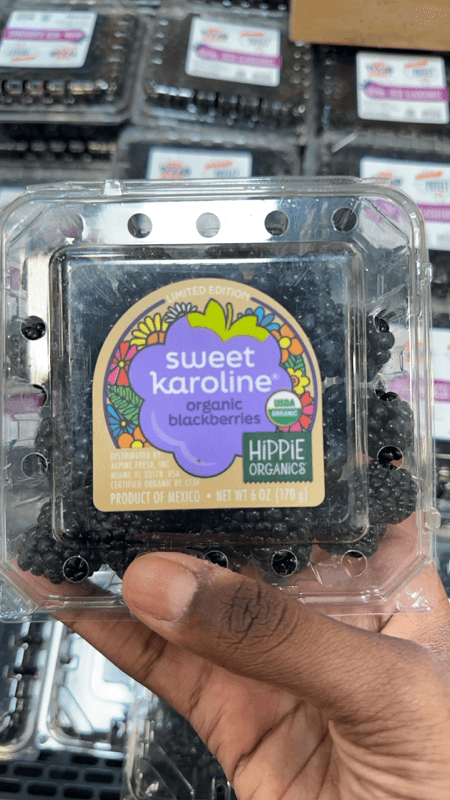 Hippie Organics Sweet Karoline Organic Blackberries