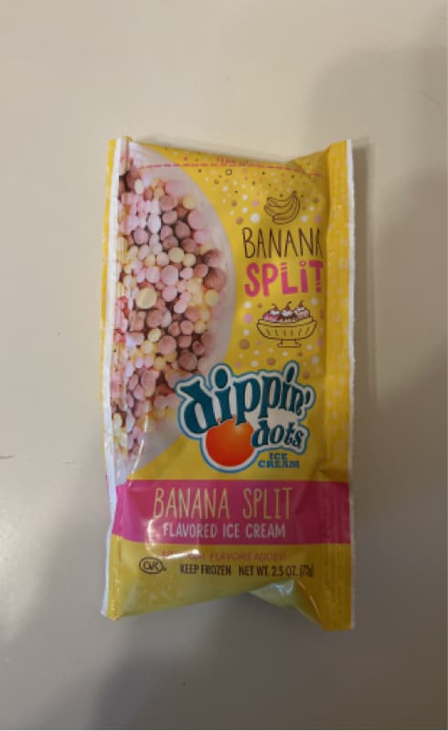 Dippin' Dots Banana Split Flavored Ice Cream
